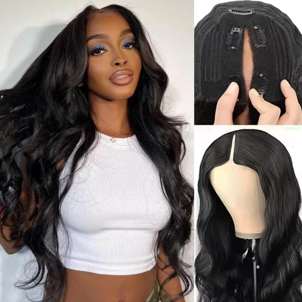 16-32 inches V Part Wig Body Wave Human Hair for Beginner No Leave Out V Part Wig Human Hair Wigs Machine Made 180 200 Density
16-32 inches V Part Wig Body Wave Human Hair for Beginner No Leave Out V Part Wig Human Hair Wigs Machine Made 180 200 Density