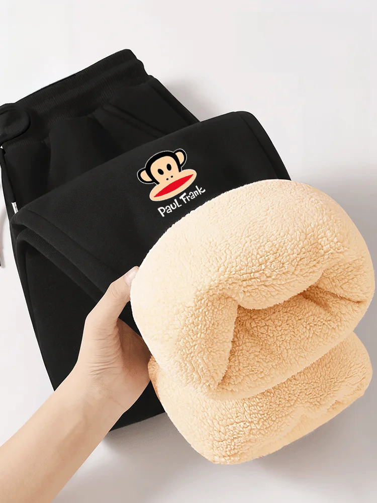 Мужские повседневные брюки из овечьей кожи с флисовой подкладкой, свободного кроя, спортивные брюки с манжетами, зимняя теплая повседневная одежда
Мужские повседневные брюки из овечьей кожи с флисовой подкладкой, свободного кроя, спортивные брюки с манжетами, зимняя теплая повседневная одежда