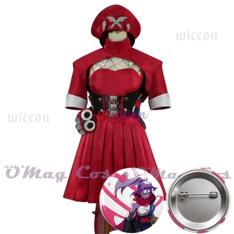 Psylocke Cosplay Fantasy Red Skirt Double Twist Wigs Hat Set Uniform Anime Role Play Suit for Women
Psylocke Cosplay Fantasy Red Skirt Double Twist Wigs Hat Set Uniform Anime Role Play Suit for Women