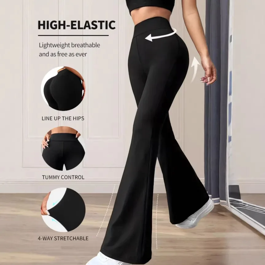 Women's Stretch Sports Micro Flared Pants Moda Mujer Flare Pants Flare Pants Office Wear Women
Women's Stretch Sports Micro Flared Pants Moda Mujer Flare Pants Flare Pants Office Wear Women