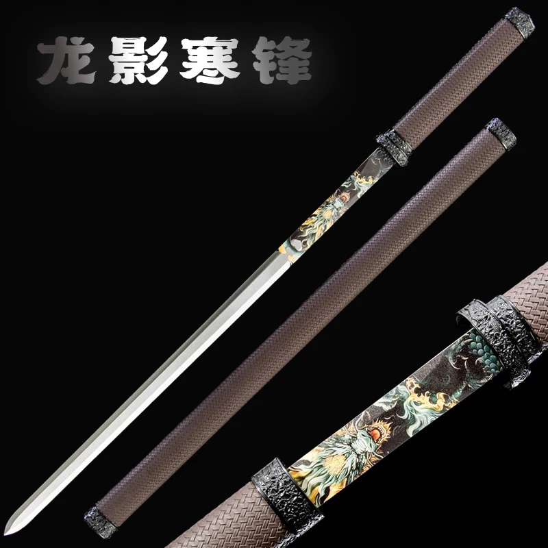 Traditional Antique Chinese Sword High Manganese Steel Real Swords Ready For Wushu Training Collections Espada No Sharp
Traditional Antique Chinese Sword High Manganese Steel Real Swords Ready For Wushu Training Collections Espada No Sharp