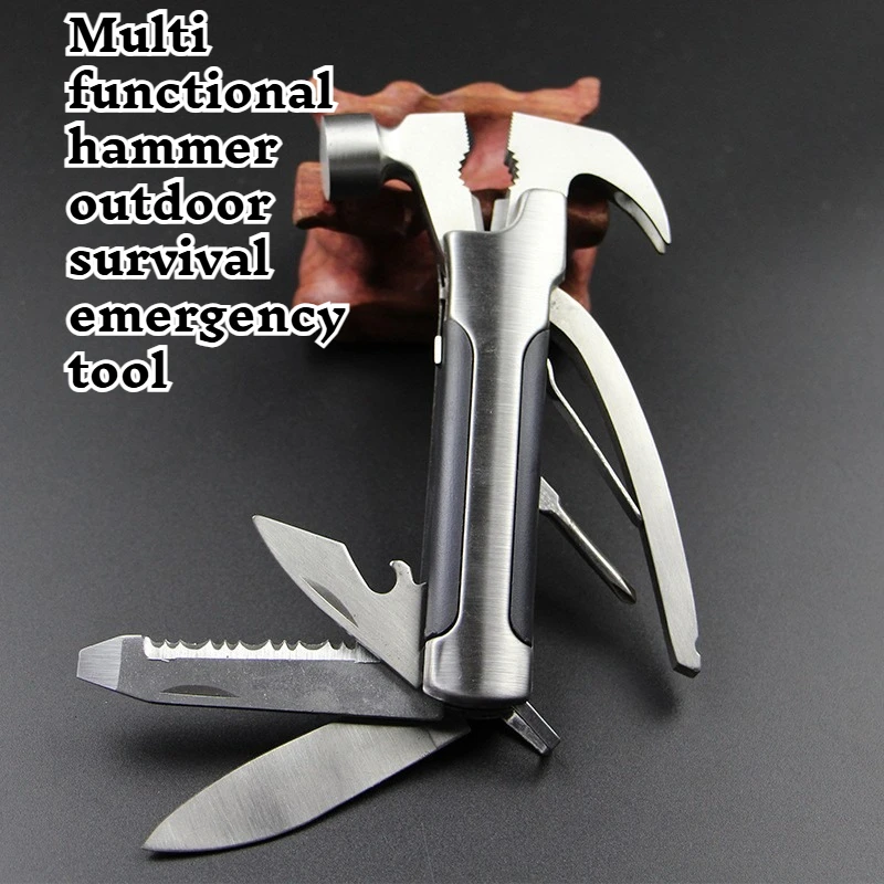 Multi Functional Outdoor Survival Emergency Universal Hammer Convenient Camping and Hiking EDC Survival Equipment
Multi Functional Outdoor Survival Emergency Universal Hammer Convenient Camping and Hiking EDC Survival Equipment