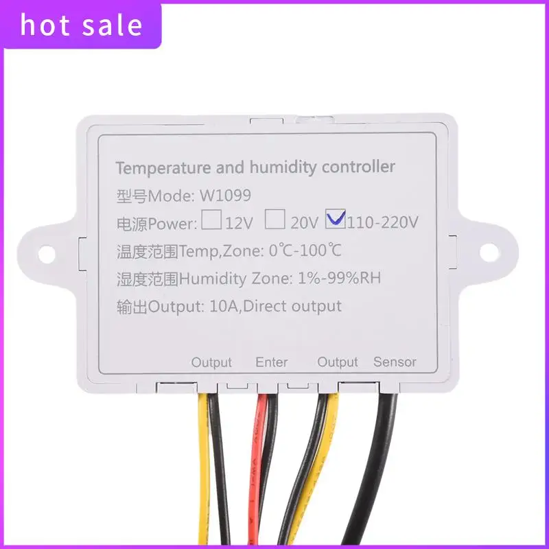 ELEC-XK-W1099 двойной цифровой термостат, гигростат, инкубатор для яиц, регулятор температуры и влажности, термометр, гигрометр
ELEC-XK-W1099 двойной цифровой термостат, гигростат, инкубатор для яиц, регулятор температуры и влажности, термометр, гигрометр