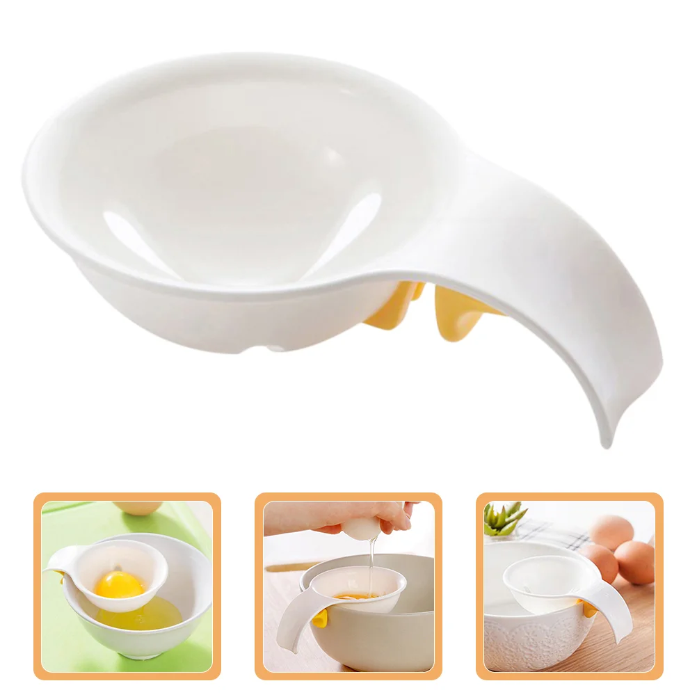 2pcs Egg Yolk White Separator Reusable Egg Divider Kitchen Cooking Tools Convenient Egg Separator for Baking and Cooking
2pcs Egg Yolk White Separator Reusable Egg Divider Kitchen Cooking Tools Convenient Egg Separator for Baking and Cooking