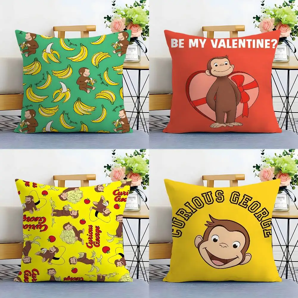 Good Night George Curious Monkey Pillow Case Sofa Decorative Home Double-sided Printing Short Plush Cushion Pillow Cover Gift
Good Night George Curious Monkey Pillow Case Sofa Decorative Home Double-sided Printing Short Plush Cushion Pillow Cover Gift