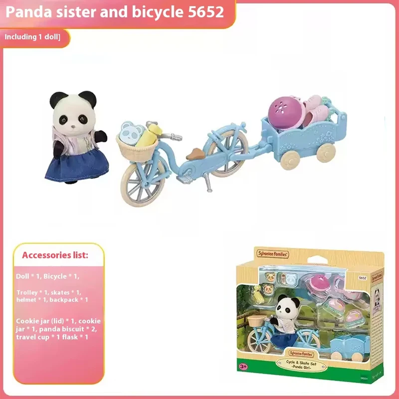 Authentic Sylvanian Families Anime Character Panda Sister Bicycle Set Simulation Playhouse Toy Room Decoration Toy Christma Gift
Authentic Sylvanian Families Anime Character Panda Sister Bicycle Set Simulation Playhouse Toy Room Decoration Toy Christma Gift