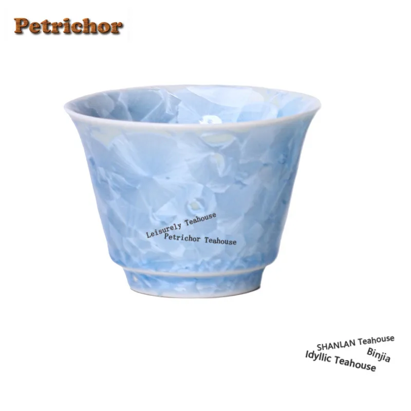 75ml Kiln Fambe Crystal Glaze Teacup Zen Tea Bowl Tea Pair Tea-tasting Fragrance Cup Jianzhan Master Cups Tableware Accessories
75ml Kiln Fambe Crystal Glaze Teacup Zen Tea Bowl Tea Pair Tea-tasting Fragrance Cup Jianzhan Master Cups Tableware Accessories