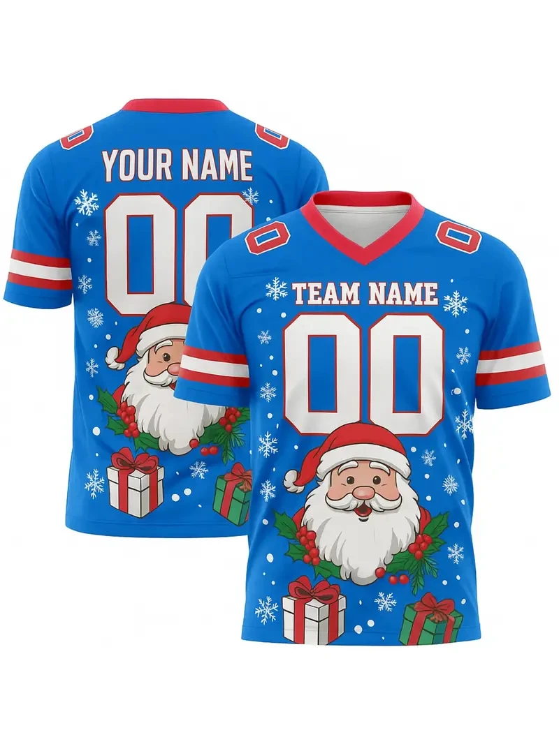 Customized Christmas Santa Printed T-shirts Men Fashion Short Sleeve Tshirt Personality Casual Name Team Name Tee Tops Camiseta
Customized Christmas Santa Printed T-shirts Men Fashion Short Sleeve Tshirt Personality Casual Name Team Name Tee Tops Camiseta