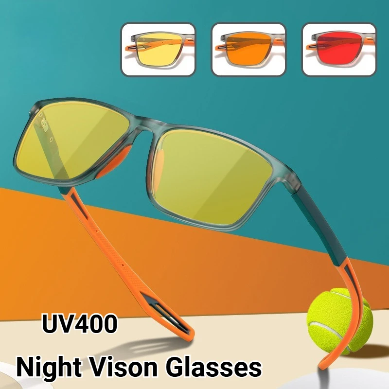 Ultra-Lightweight Anti-Blue Light Night Vision Glasses Outdoor Sports UV-Protective Sunglasses Mobile Gaming Protective Eyewear
Ultra-Lightweight Anti-Blue Light Night Vision Glasses Outdoor Sports UV-Protective Sunglasses Mobile Gaming Protective Eyewear