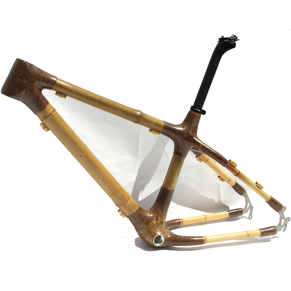Naturefly Bamboo Fat Biicycle Frame 26er Snow Bike Frameset Direct Mount 190mm 26x4.0
Naturefly Bamboo Fat Biicycle Frame 26er Snow Bike Frameset Direct Mount 190mm 26x4.0