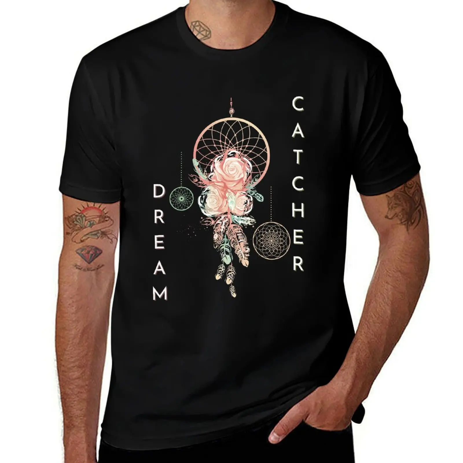 Roses and Feathers Dream Catcher T-Shirt t shirts for man cotton man t shirt cotton t shirts for man cotton funny T-shirt
Roses and Feathers Dream Catcher T-Shirt t shirts for man cotton man t shirt cotton t shirts for man cotton funny T-shirt