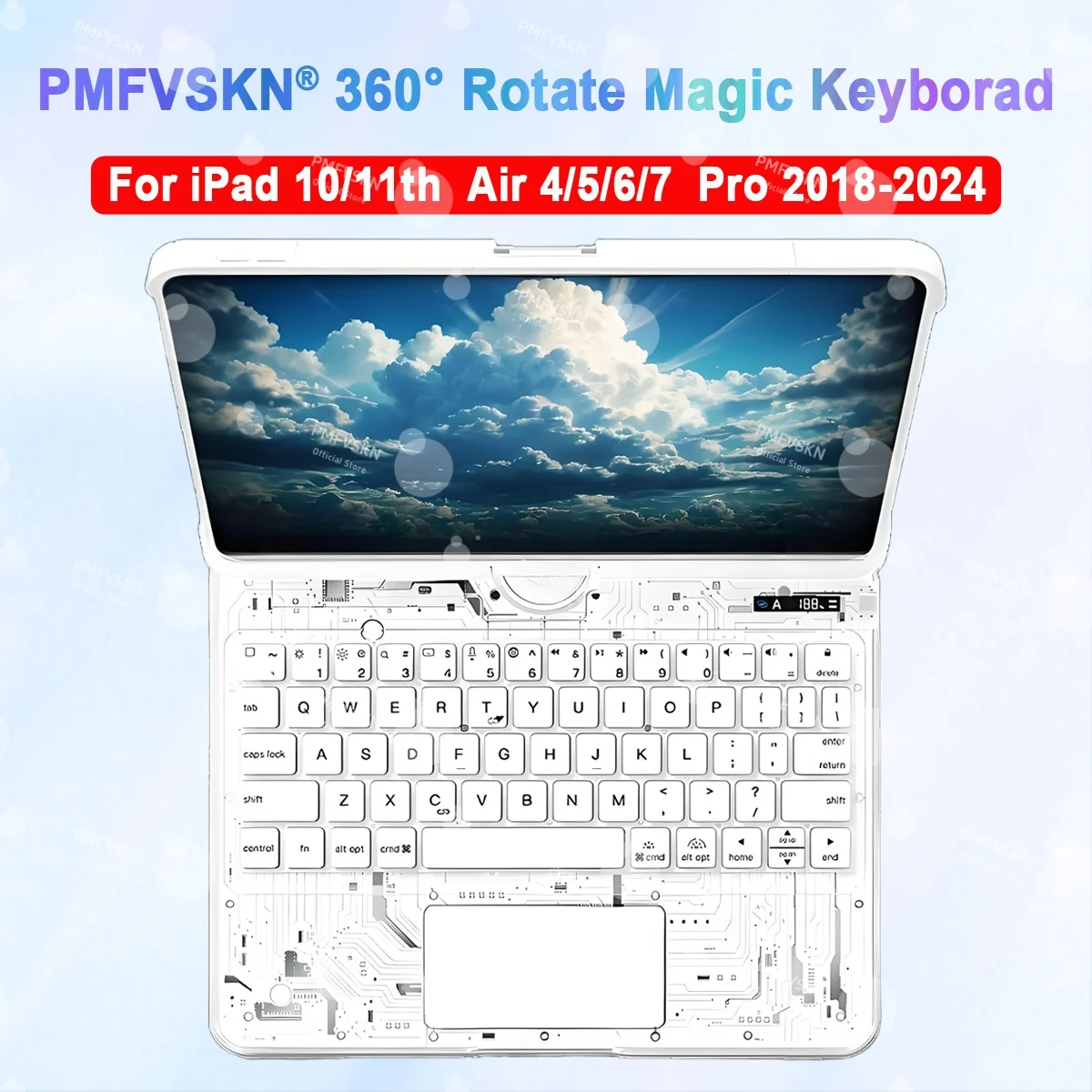 360° Flip Magic Keyboard For iPad 10th Gen 11th Gen 2025 A16 Case For iPad Air 10.9 11 13 Air 4 5 6 7 iPad Pro 11 12.9 13 2024
360° Flip Magic Keyboard For iPad 10th Gen 11th Gen 2025 A16 Case For iPad Air 10.9 11 13 Air 4 5 6 7 iPad Pro 11 12.9 13 2024