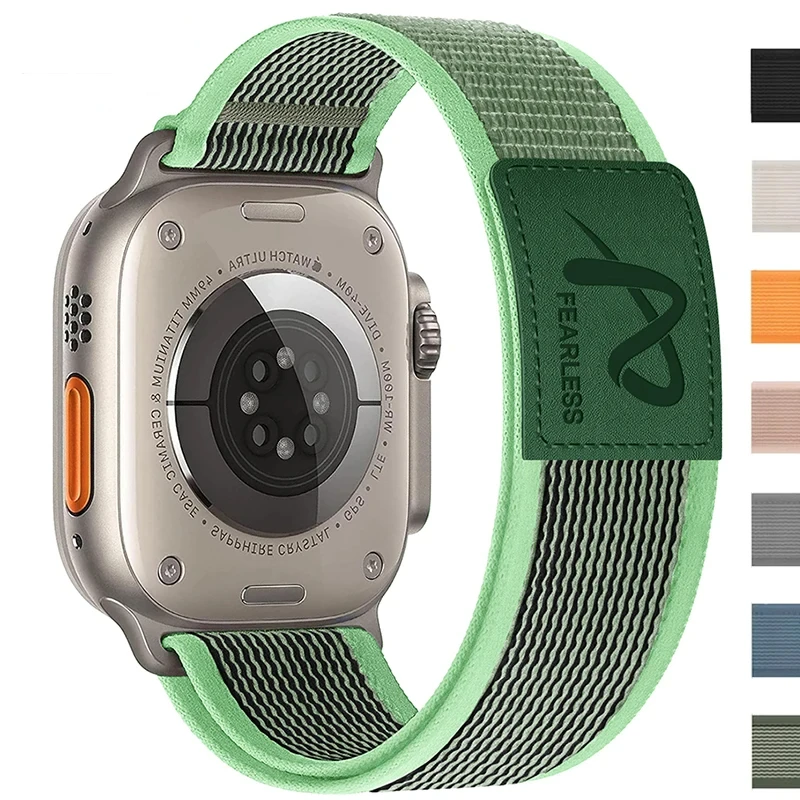 Ремешок Trail Loop для Apple Watch Ultra Band 49 46 45 44 42 41 40 Нейлоновый браслет Кожаная пряжка для iwatch SE series10 9 8 7 6 5 4
Ремешок Trail Loop для Apple Watch Ultra Band 49 46 45 44 42 41 40 Нейлоновый браслет Кожаная пряжка для iwatch SE series10 9 8 7 6 5 4