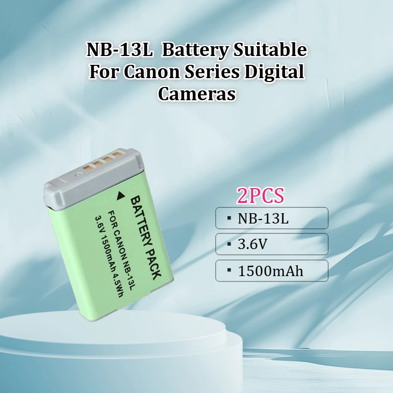 NB-13L NB13L Replacement Lithium Battery Durable Recharge Spare Power Battery Suitable For Canon Series Digital Cameras
NB-13L NB13L Replacement Lithium Battery Durable Recharge Spare Power Battery Suitable For Canon Series Digital Cameras