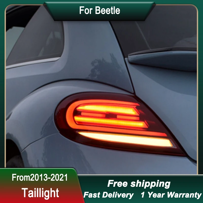 Car styling Tail Lights For VW Beetle 2013-2021 new style FULL LED Brake Reverse Dynamic Signal Light Light Tail Lamp Assembly
Car styling Tail Lights For VW Beetle 2013-2021 new style FULL LED Brake Reverse Dynamic Signal Light Light Tail Lamp Assembly