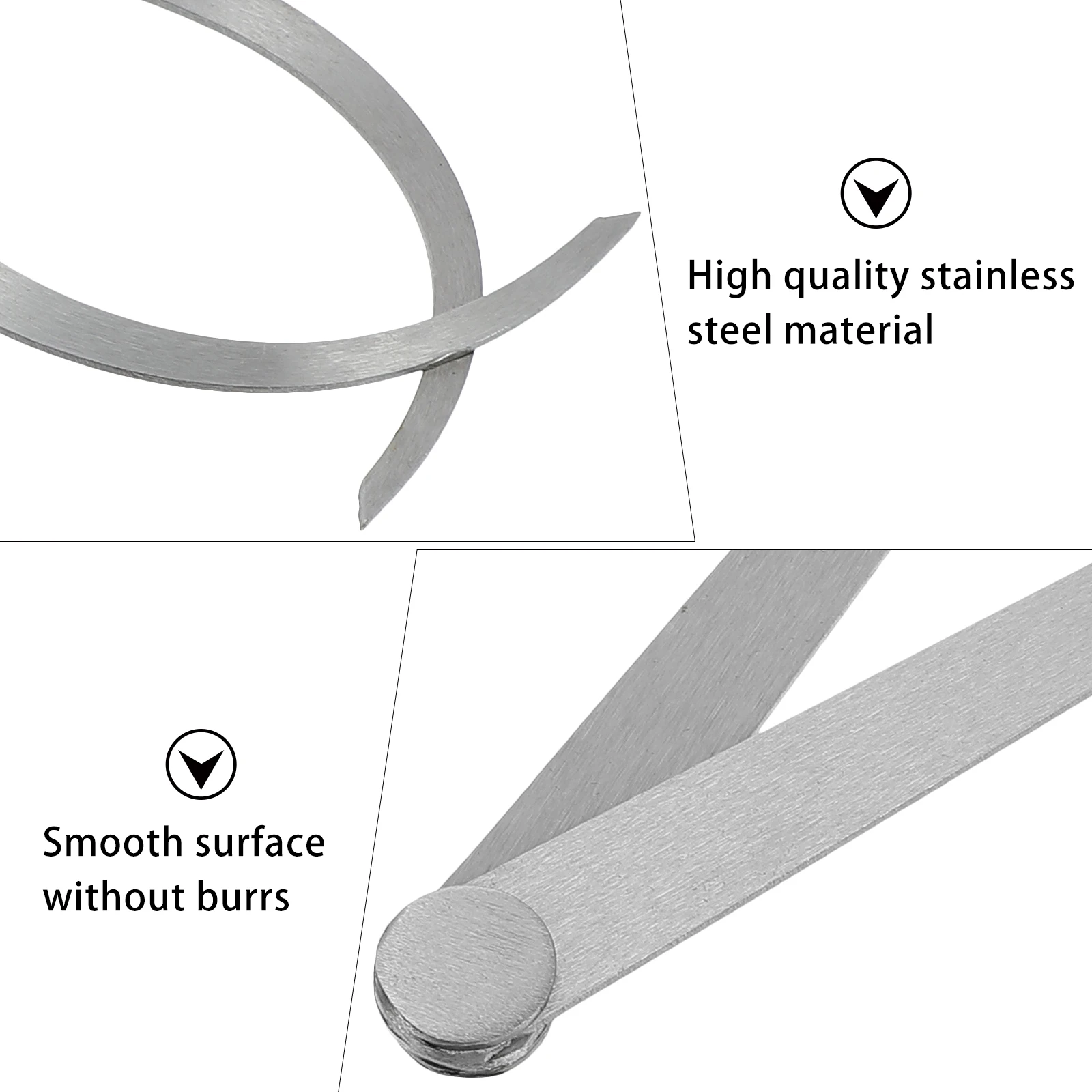 2pcs Inner Outer Caliper Set Steel Material Hardened Points Lightweight Measuring Tools Sculpture Pottery Tube Mechanics
2pcs Inner Outer Caliper Set Steel Material Hardened Points Lightweight Measuring Tools Sculpture Pottery Tube Mechanics