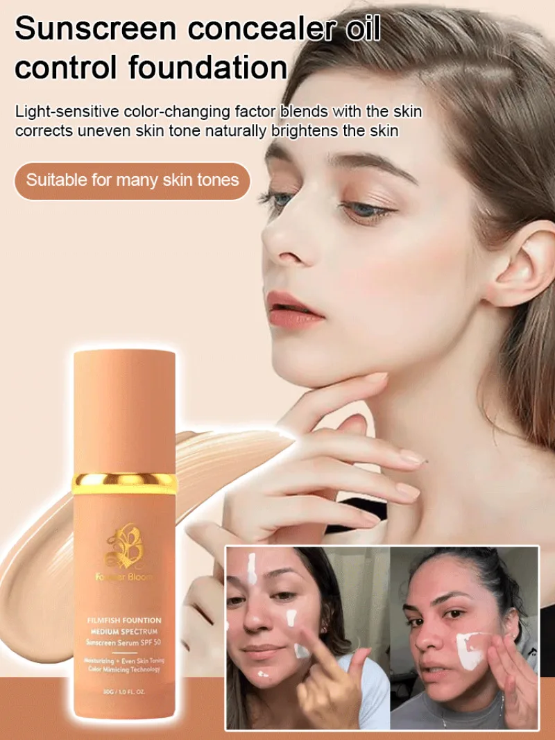 Second Foundation Skin Tone Improve No Makeup Oil Control Foundation Concealer Sunscreen
Second Foundation Skin Tone Improve No Makeup Oil Control Foundation Concealer Sunscreen
