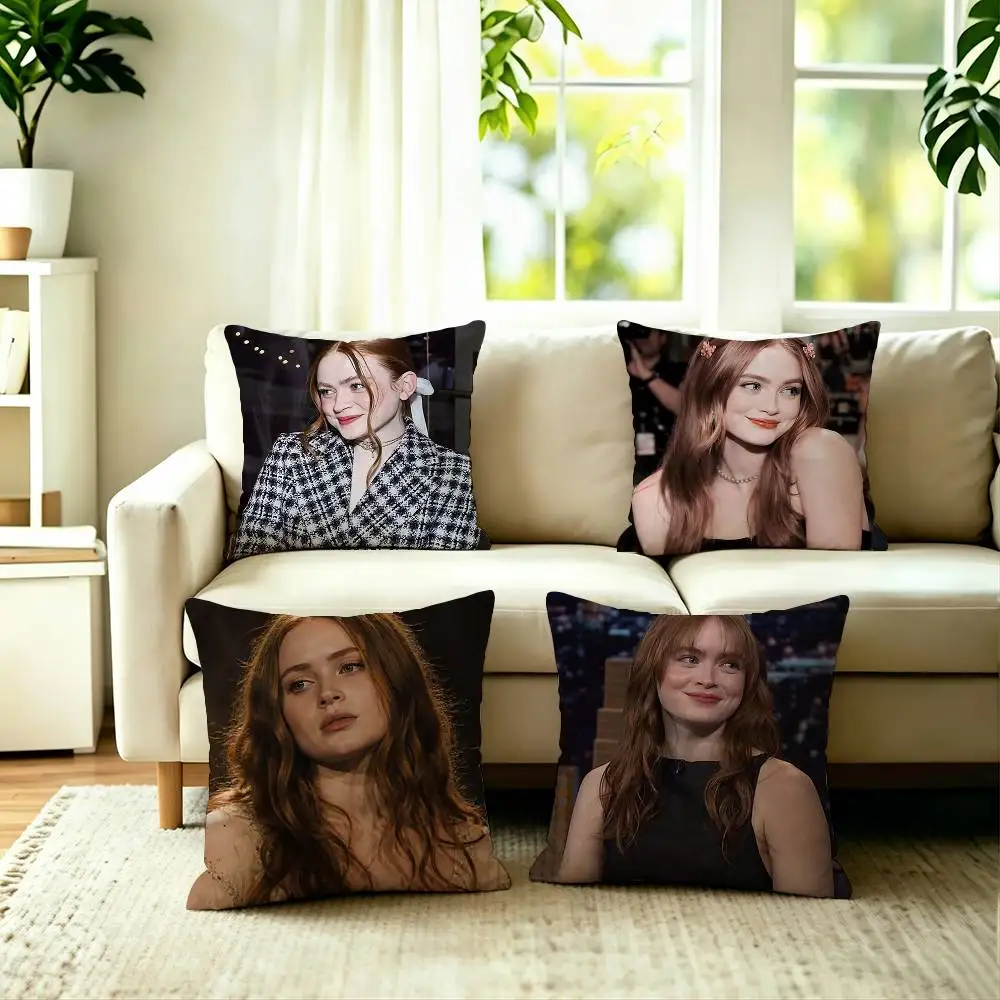 Popular Actress S-Sadie Sink Square Double-Sided printed Pillow Case Bedroom Bedside Pillow Sofa Cushion Cover
Popular Actress S-Sadie Sink Square Double-Sided printed Pillow Case Bedroom Bedside Pillow Sofa Cushion Cover