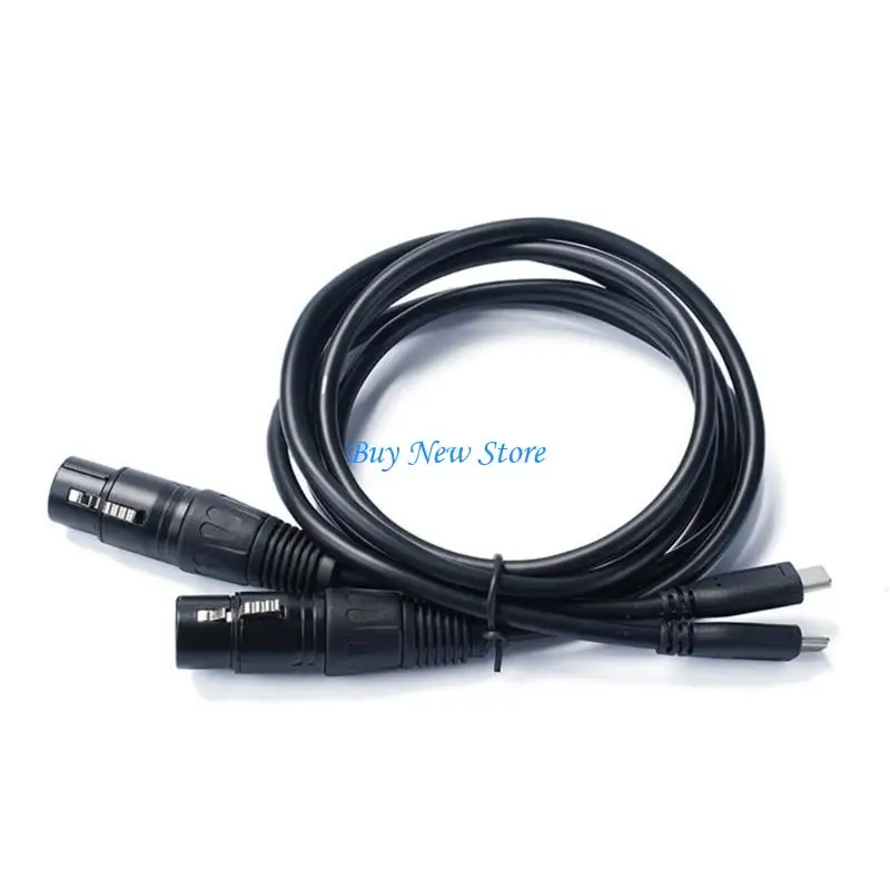 20CE Type C to 3Pin XLRs Cable, USB Type C to 3Pin XLRs Male Female Cord Adapter Connectors, Balanced XLRs to Type C Cable
20CE Type C to 3Pin XLRs Cable, USB Type C to 3Pin XLRs Male Female Cord Adapter Connectors, Balanced XLRs to Type C Cable
