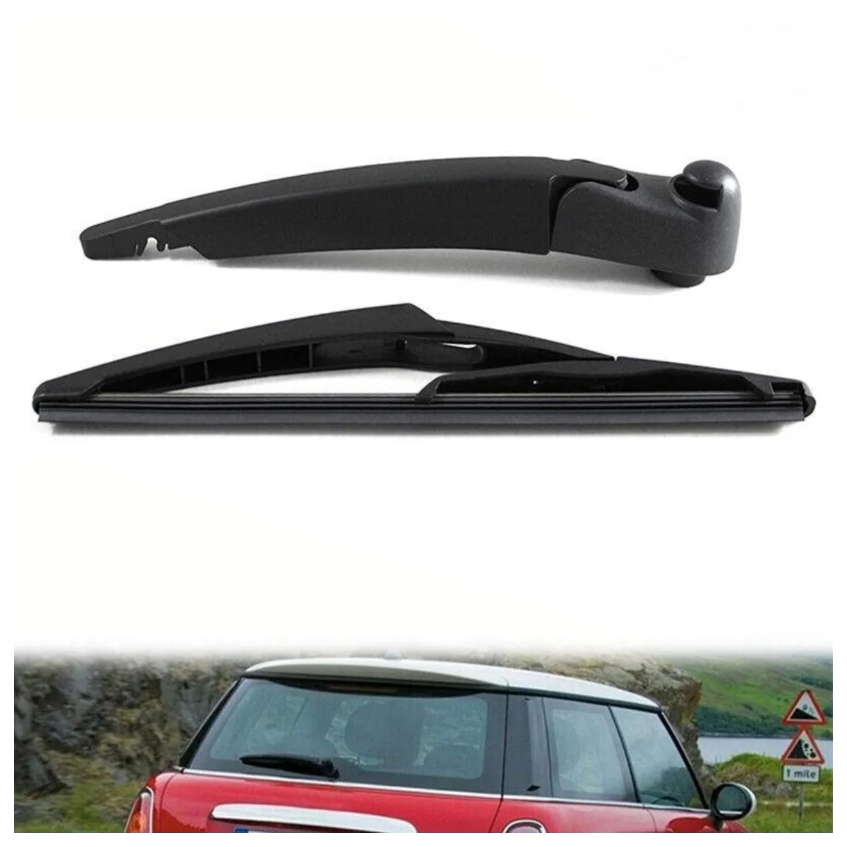 Rear Windscreen Wiper Arm Blade Set 10 Inch For BMW Mini R56 3 Door Hatchback 8/2006-4/2014 26Cm Plastic Rear Windscreen
Rear Windscreen Wiper Arm Blade Set 10 Inch For BMW Mini R56 3 Door Hatchback 8/2006-4/2014 26Cm Plastic Rear Windscreen