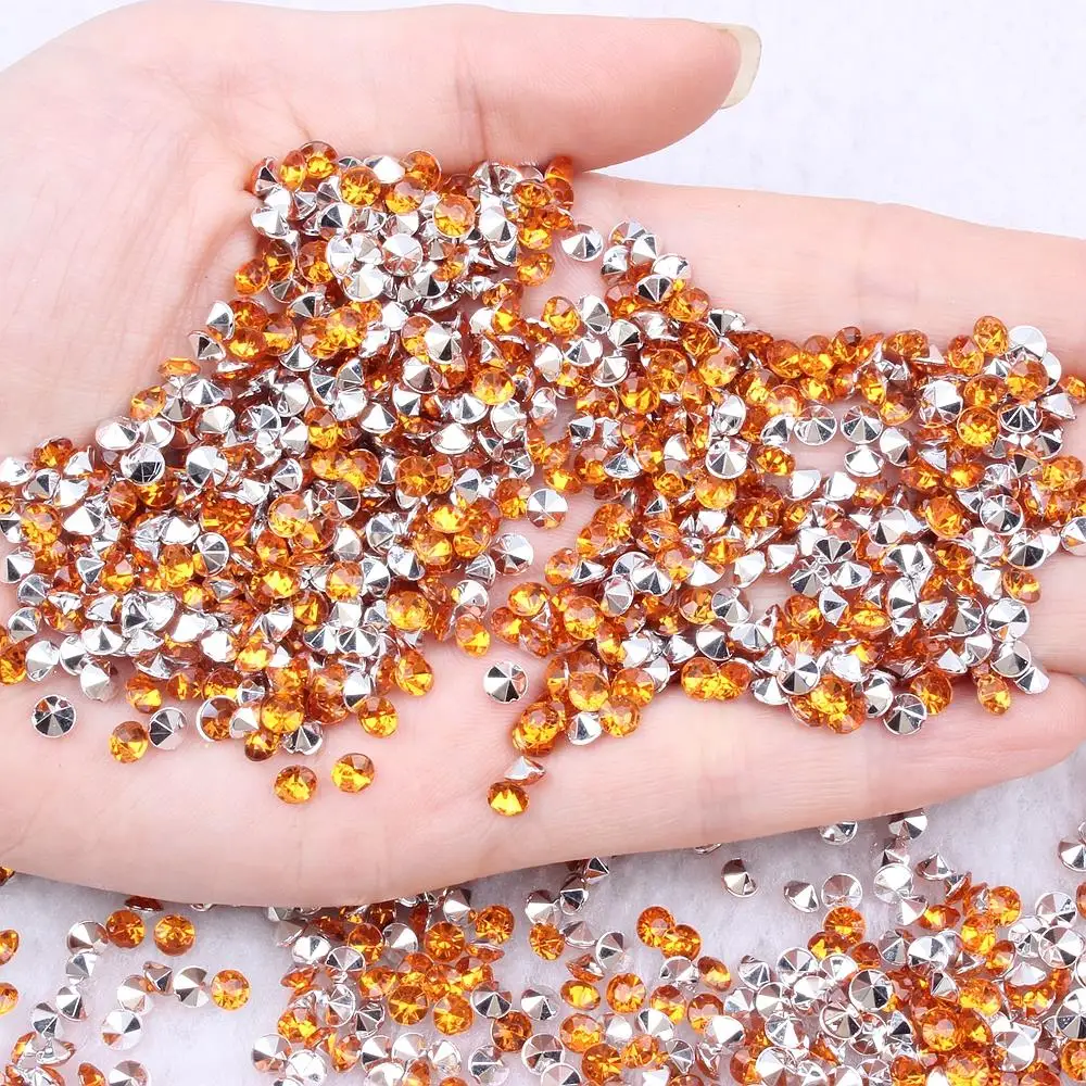 New Shiny Acrylic Rhinestones Many Colors 10mm 1000pcs Pointback Stones Loose Strass Beads DIY Nail Art Decorations
New Shiny Acrylic Rhinestones Many Colors 10mm 1000pcs Pointback Stones Loose Strass Beads DIY Nail Art Decorations