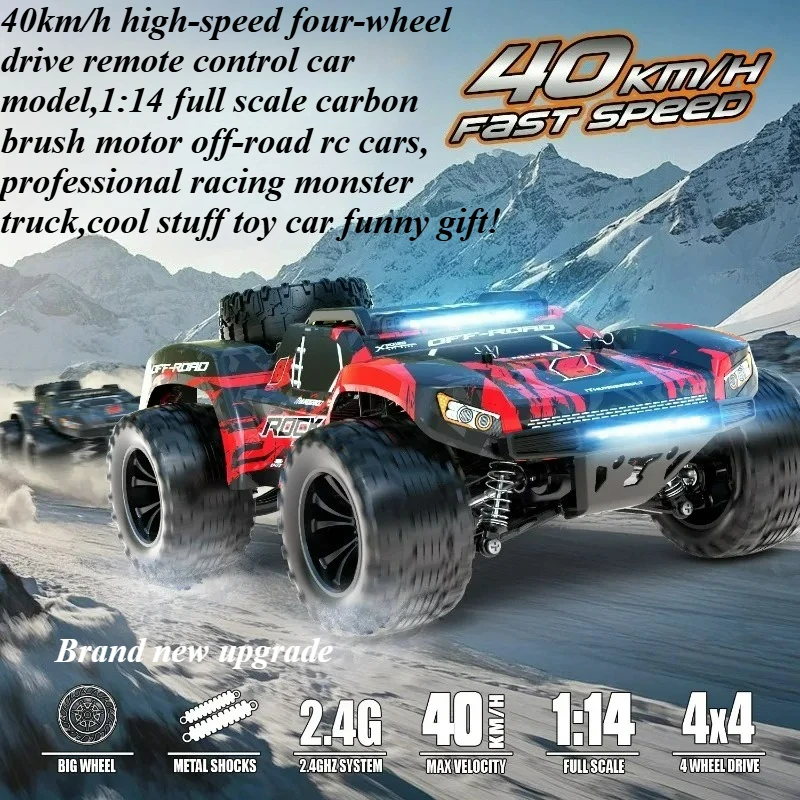 Cool Stuff Toy Car Funny Gift-40km/h High-speed 4WD Rc Truck,Remote Control Car,1:14 Off-road Rc Car,Monster Truck,Toys for Boys
Cool Stuff Toy Car Funny Gift-40km/h High-speed 4WD Rc Truck,Remote Control Car,1:14 Off-road Rc Car,Monster Truck,Toys for Boys