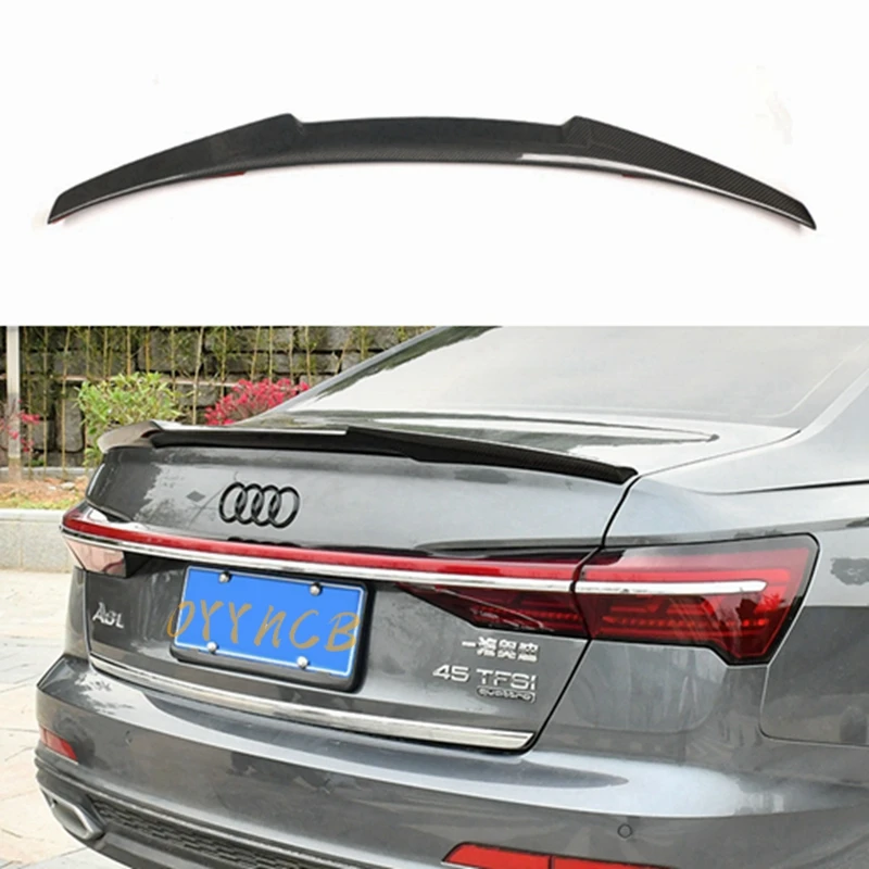 FOR Audi A6 C8 M4 Style Carbon Fiber Rear Spoiler Trunk Wing 2019-2022 FRP Glossy Black Forged Carbon
FOR Audi A6 C8 M4 Style Carbon Fiber Rear Spoiler Trunk Wing 2019-2022 FRP Glossy Black Forged Carbon