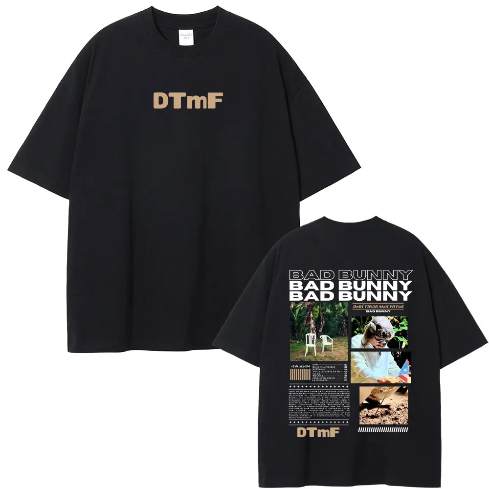 2025 New Album DeBi TiRAR MaS FOToS DTMF T-shirt Rapper Bad Bunny Tshirt Tops Men Women Hip Hop Oversized Short Sleeve T Shirts
2025 New Album DeBi TiRAR MaS FOToS DTMF T-shirt Rapper Bad Bunny Tshirt Tops Men Women Hip Hop Oversized Short Sleeve T Shirts