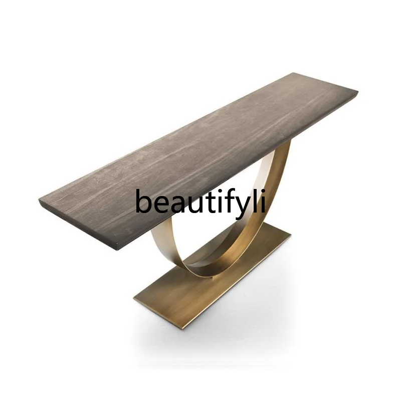 Nordic minimalist entrance table Solid wood modern minimalist entrance cabinet Hotel clubhouse corridor End view table
Nordic minimalist entrance table Solid wood modern minimalist entrance cabinet Hotel clubhouse corridor End view table