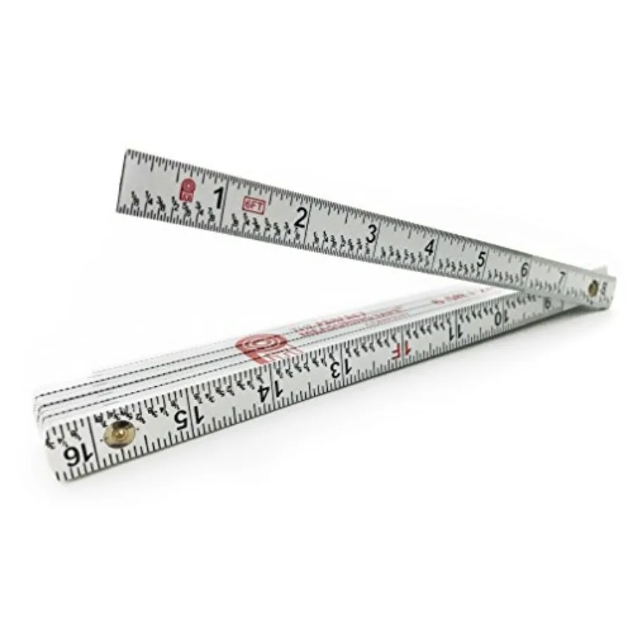 Co. FR-72 Carpenter's Folding Rule Lightweight Composite Construction Ruler Folding Yard Stick with Easy-Read Inch Fractions -
Co. FR-72 Carpenter's Folding Rule Lightweight Composite Construction Ruler Folding Yard Stick with Easy-Read Inch Fractions -
