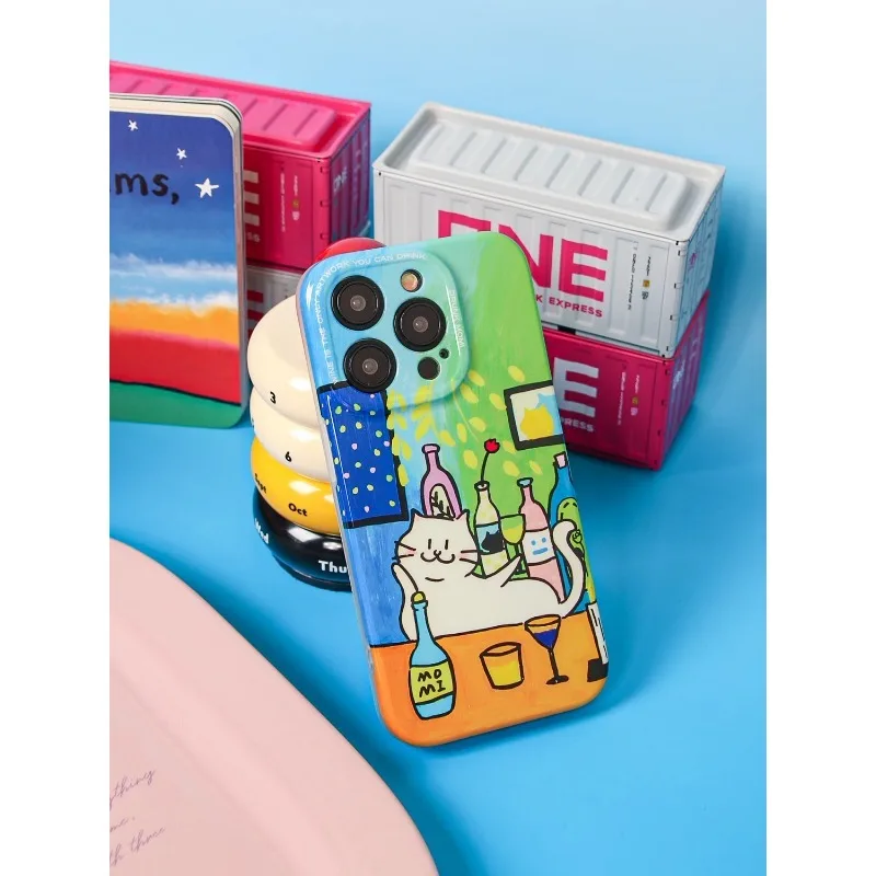 Cartoon Cute Cat Phone Case For iPhone 13 14 15 Pro Max Single-Layer Fall Protection Shockproof Back Cover
Cartoon Cute Cat Phone Case For iPhone 13 14 15 Pro Max Single-Layer Fall Protection Shockproof Back Cover