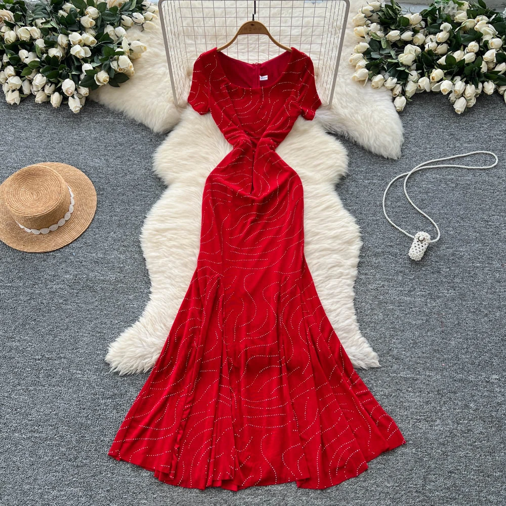Sexy rhinestone short sleeve Chic Evening Party Club Summer Vestidos Women Hip Wrap dresses Long dress
Sexy rhinestone short sleeve Chic Evening Party Club Summer Vestidos Women Hip Wrap dresses Long dress