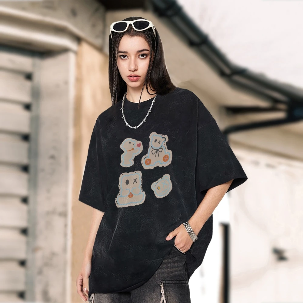 Cute T-Shirts High Street Unisex 2000s Clothes Overseas Export Streetwear Summer Y2K Graphic Vintage Tee Punk Style Tops Clothes
Cute T-Shirts High Street Unisex 2000s Clothes Overseas Export Streetwear Summer Y2K Graphic Vintage Tee Punk Style Tops Clothes