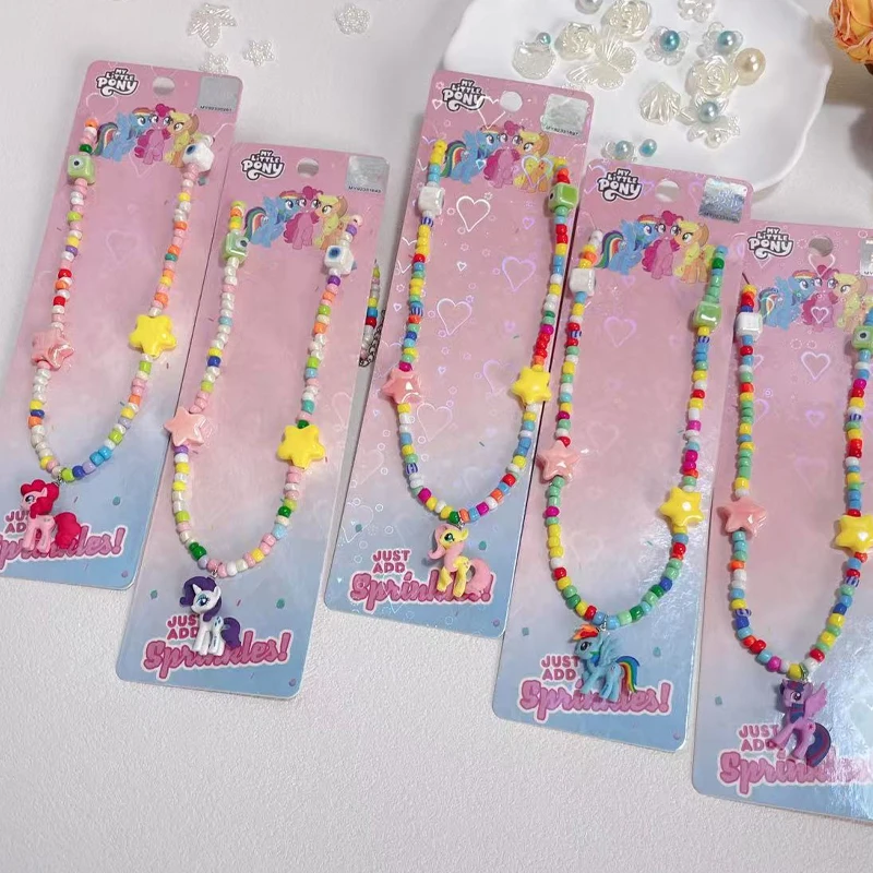 Ожерелья My Little Ponys для девочек, новые кавайные цепочки с единорогом, колье, детские классические игрушки для косплея, женские модные украшения, подарок на день рождения
Ожерелья My Little Ponys для девочек, новые кавайные цепочки с единорогом, колье, детские классические игрушки для косплея, женские модные украшения, подарок на день рождения