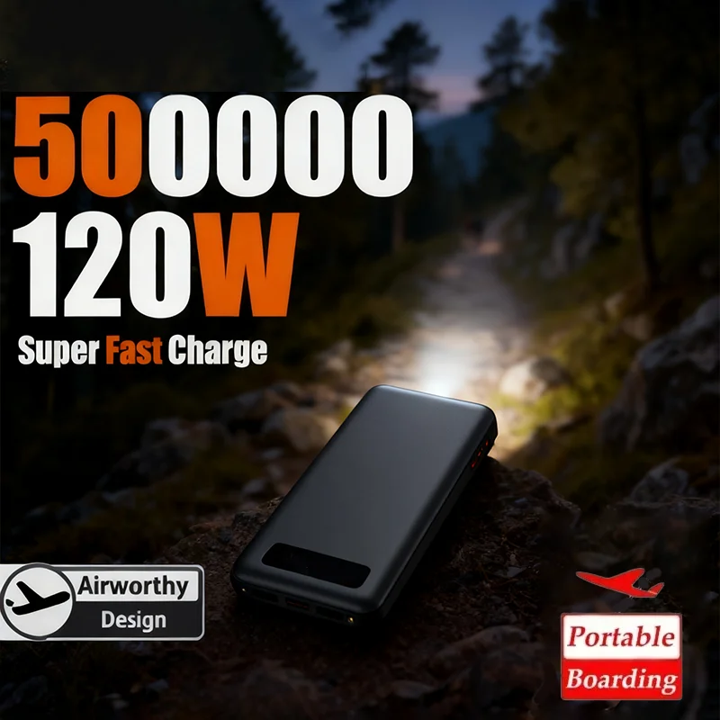 2026 Новый аккумулятор большой емкости 500000 мАч с цифровым дисплеем 120 с быстрой зарядкой аккумулятора Power Bank для iPhone Samsung Vivo
2026 Новый аккумулятор большой емкости 500000 мАч с цифровым дисплеем 120 с быстрой зарядкой аккумулятора Power Bank для iPhone Samsung Vivo