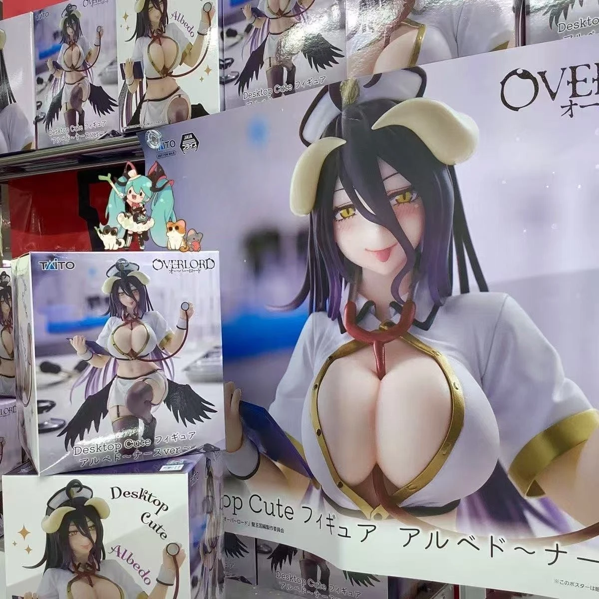 Original Genuine TAITO Desktop Cute OVERLORD 13cm Albedo Anime Kawaii Figure Toy Doll For Children
Original Genuine TAITO Desktop Cute OVERLORD 13cm Albedo Anime Kawaii Figure Toy Doll For Children