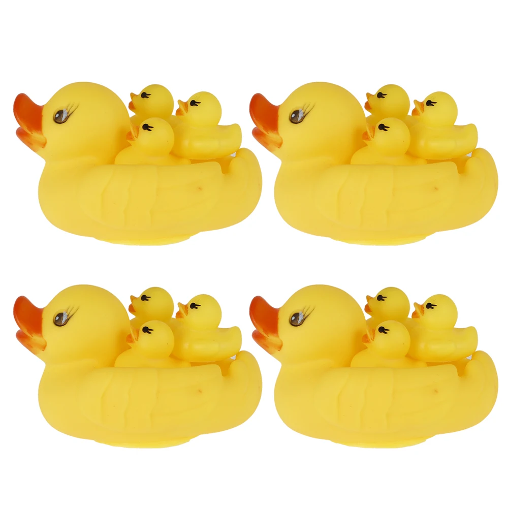 4Pcs Bath Duck Toys Yellow Duck Family Bath Set Floating Squeaky Duckies Baby Shower Toys Kids Bathtub Duck Set for Toddlers
4Pcs Bath Duck Toys Yellow Duck Family Bath Set Floating Squeaky Duckies Baby Shower Toys Kids Bathtub Duck Set for Toddlers