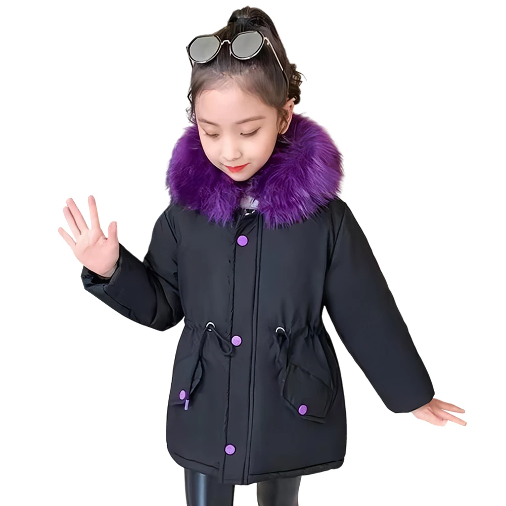 Children's Parka Coat,Fur Hooded Thick Warm Girls Puffer Jacket,Plush Kids Winter Outerwear,Windproof Cotton Padded Coat
Children's Parka Coat,Fur Hooded Thick Warm Girls Puffer Jacket,Plush Kids Winter Outerwear,Windproof Cotton Padded Coat
