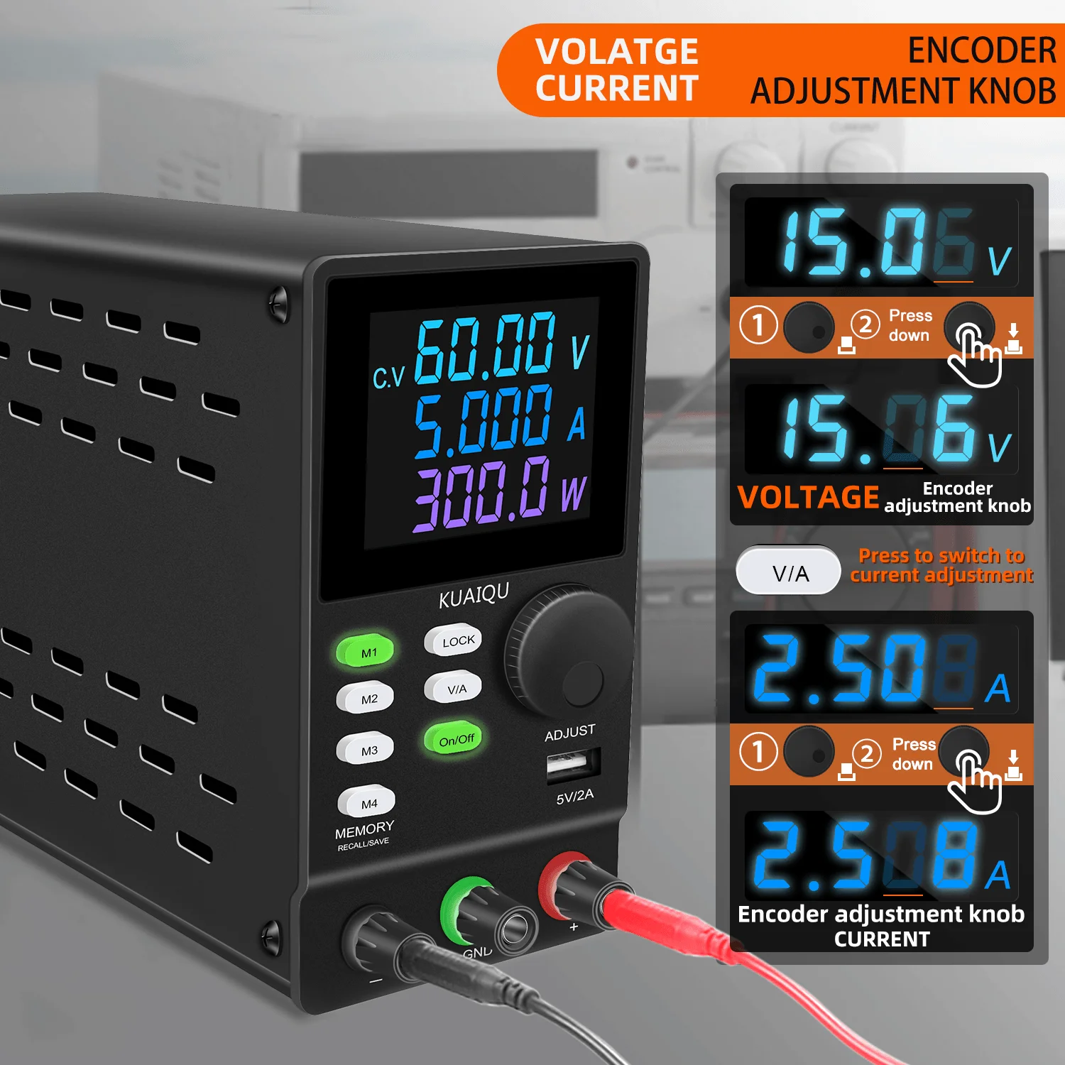 KUAIQU SPPS605 Encoder Adjustment Laboratory Memory Storage Type DC Regulated Power Supply Appliance Repair
KUAIQU SPPS605 Encoder Adjustment Laboratory Memory Storage Type DC Regulated Power Supply Appliance Repair