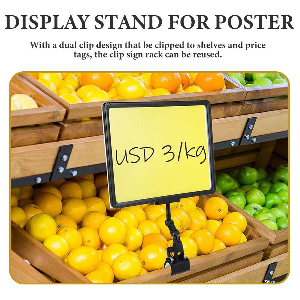 3Pcs Price Tag Holder ABS Plastic Clip Sign Stand for Store Supermarket Advertising Promotional Price Display Rack Durable
3Pcs Price Tag Holder ABS Plastic Clip Sign Stand for Store Supermarket Advertising Promotional Price Display Rack Durable