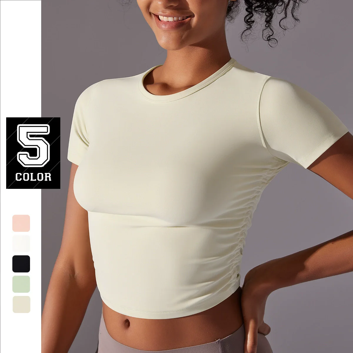Women Sports Shirts Short Sleeve Top Solid Color Workout Yoga Wear Fitness Tank Gym Athletic Clothes Sportswear Running T-shirts
Women Sports Shirts Short Sleeve Top Solid Color Workout Yoga Wear Fitness Tank Gym Athletic Clothes Sportswear Running T-shirts