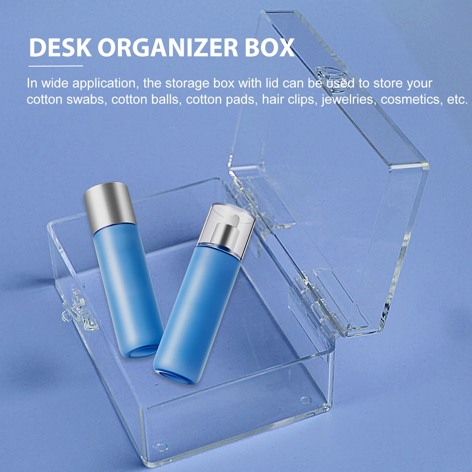 Checkered Lock Buckle Portable Organizer Transparent Swab Container Desktop Storage Case Cotton Swab Holder Clear Box
Checkered Lock Buckle Portable Organizer Transparent Swab Container Desktop Storage Case Cotton Swab Holder Clear Box