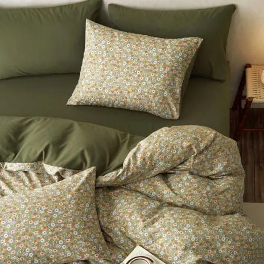 Floral Duvet Cover Set, Cute Vintage Flower Cottagecore Aesthetic for Women Teen Girls, Soft Lightweight Bedding, 3-Piece,,Size
Floral Duvet Cover Set, Cute Vintage Flower Cottagecore Aesthetic for Women Teen Girls, Soft Lightweight Bedding, 3-Piece,,Size