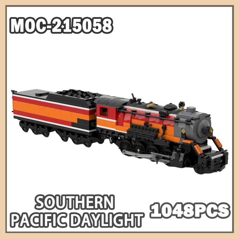 MOC-215058 Southern Pacific Daylight Building Block Model Brick Small Particle kids Adult toy track car compatible gift 1048PCS
MOC-215058 Southern Pacific Daylight Building Block Model Brick Small Particle kids Adult toy track car compatible gift 1048PCS