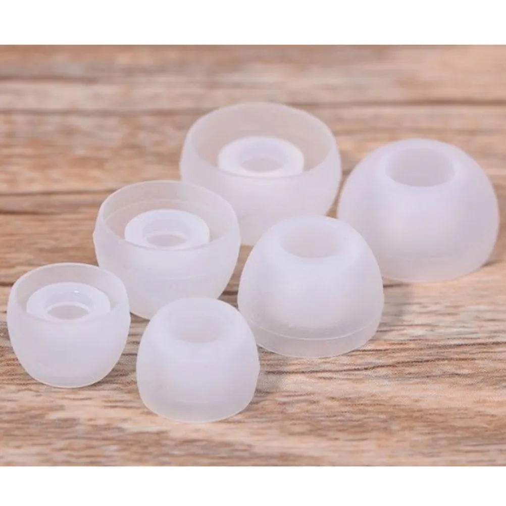 5Pairs Silicone Earbud Caps Soft Elastic Sound Isolating Earphone Tips Replacement for in-Ear Earphones Transparent Size L
5Pairs Silicone Earbud Caps Soft Elastic Sound Isolating Earphone Tips Replacement for in-Ear Earphones Transparent Size L