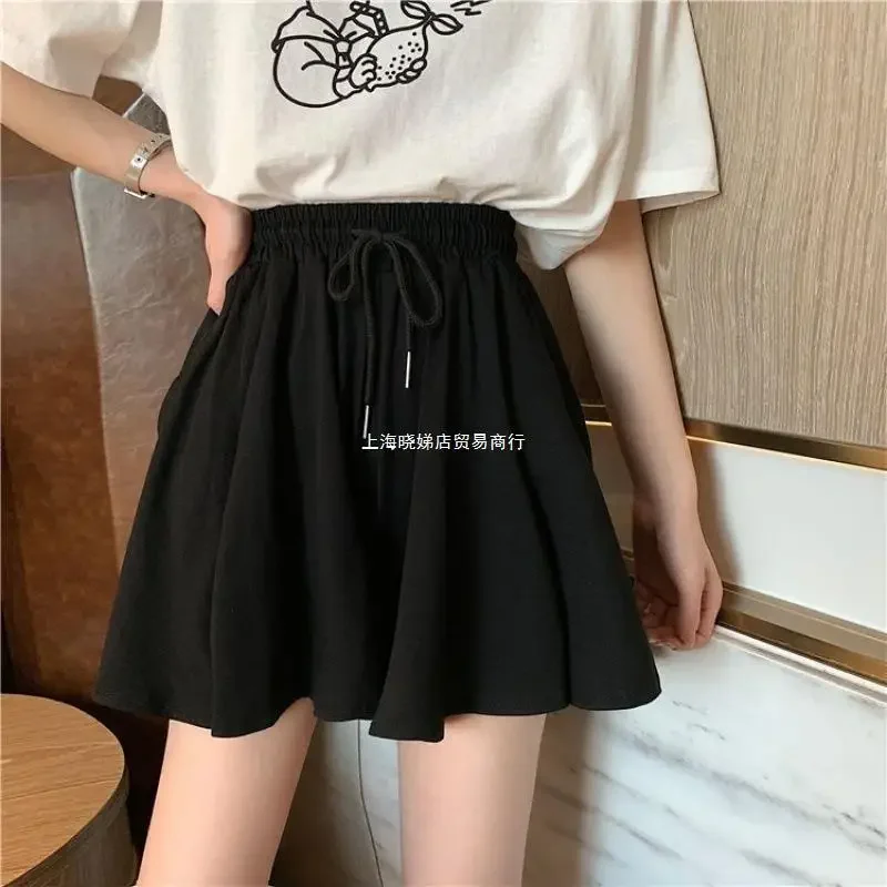5Xl Summer Shorts Skirts Women Elastic High Waist Casual Wide Leg Shorts Korean A Line Loose Mini Skirt Black Short Pants
5Xl Summer Shorts Skirts Women Elastic High Waist Casual Wide Leg Shorts Korean A Line Loose Mini Skirt Black Short Pants