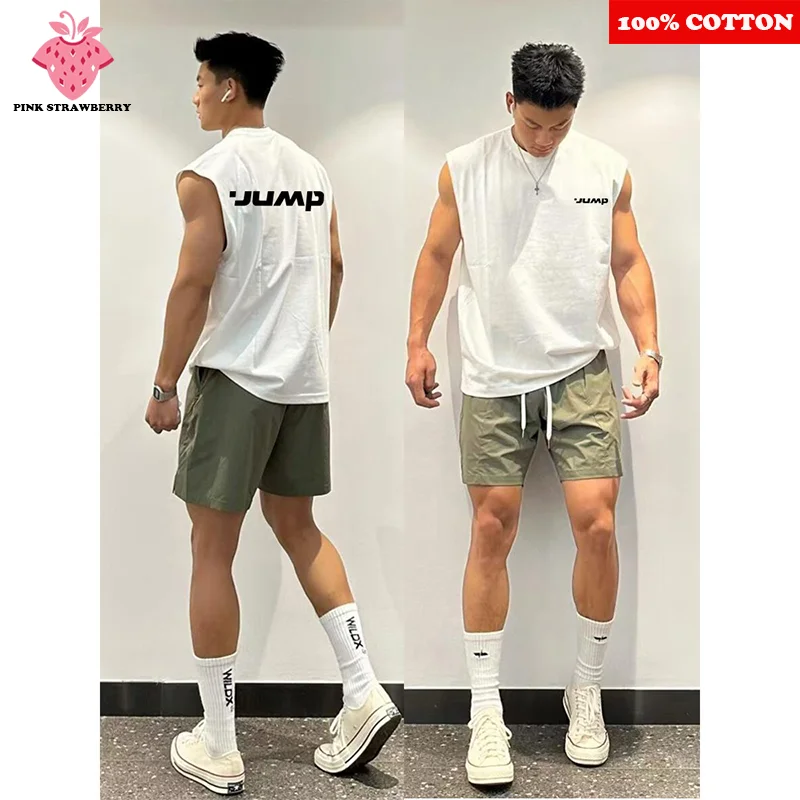 Summer 2025 New Men's Vest Pullover Round Neck Mesh Bottom Shirt Sports Fitness Swimming Running Shirt Sleeveless Vest Quick Dry
Summer 2025 New Men's Vest Pullover Round Neck Mesh Bottom Shirt Sports Fitness Swimming Running Shirt Sleeveless Vest Quick Dry