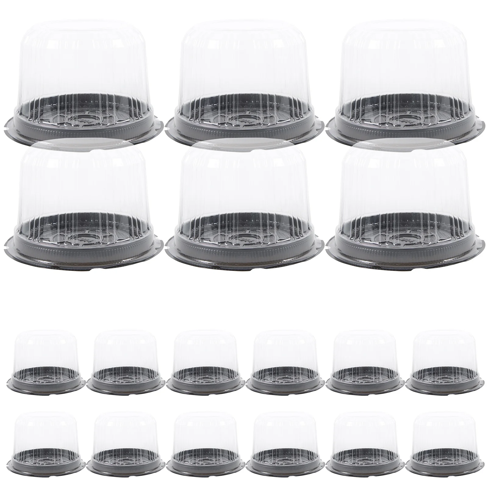 20 Pcs Clear Cake Boxes Small Plastic Containers for Multi Layer Desserts 4 Inch Food Grade Storage Display
20 Pcs Clear Cake Boxes Small Plastic Containers for Multi Layer Desserts 4 Inch Food Grade Storage Display