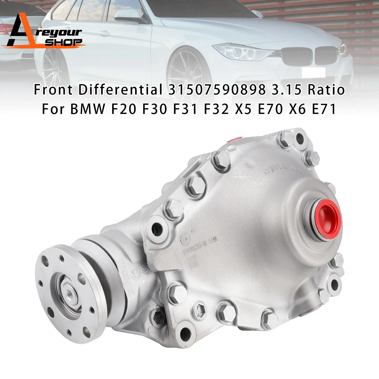 Front Differential 31507590898 3.15 Ratio for BMW F20 F30 F31 F32 X5 E70 X6 E71
Front Differential 31507590898 3.15 Ratio for BMW F20 F30 F31 F32 X5 E70 X6 E71