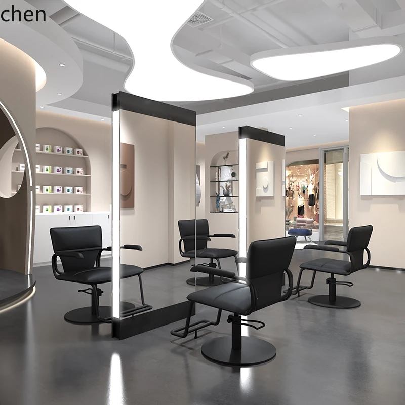 YFY Barber Shop Vertical Double-sided Mirror Table with Light Full Body Mirror Perm and Dyeing Mirror
YFY Barber Shop Vertical Double-sided Mirror Table with Light Full Body Mirror Perm and Dyeing Mirror